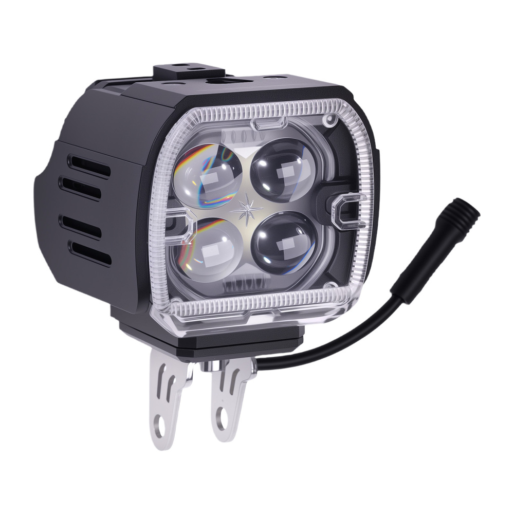 120W Auxiliary LED Fog Spotlights for Motorcycle ATV UTV Off-Road SUV 12V