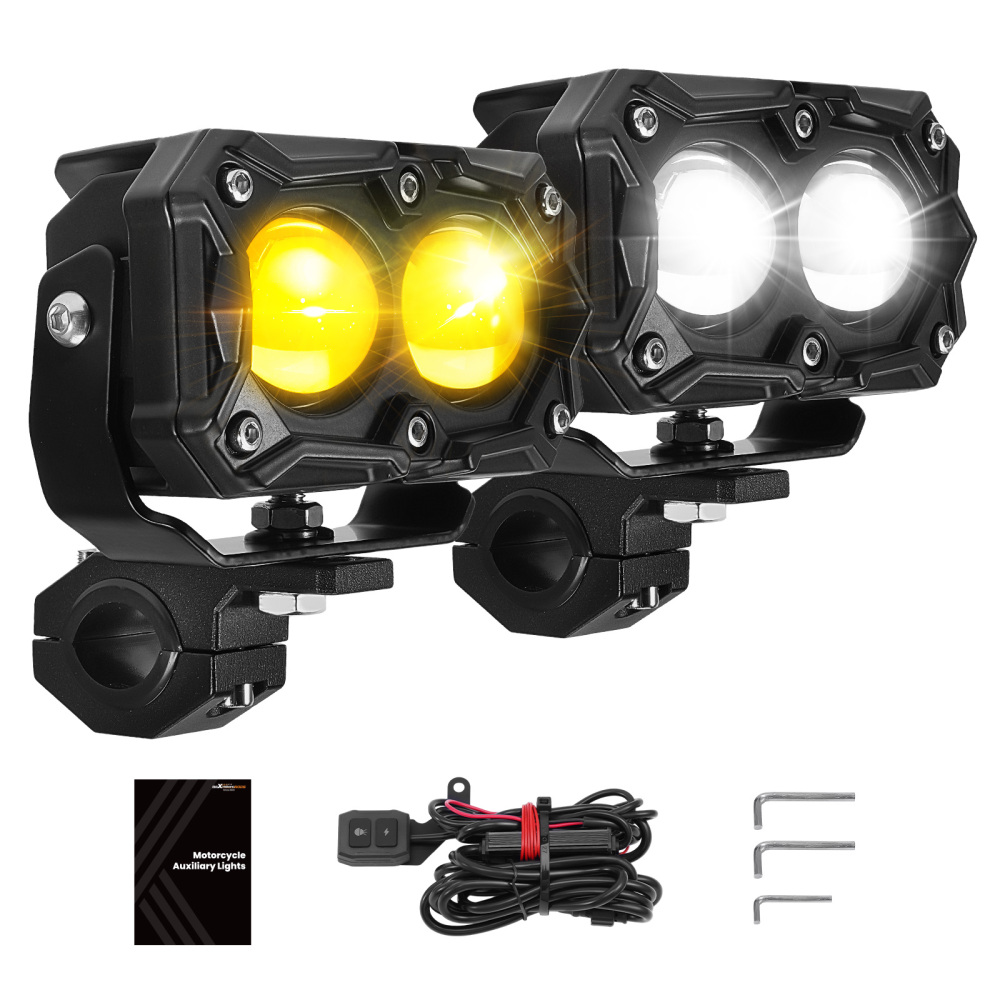 20W LED Auxiliary Driving Light for Motorcycle ATV Spot Type 4000LM