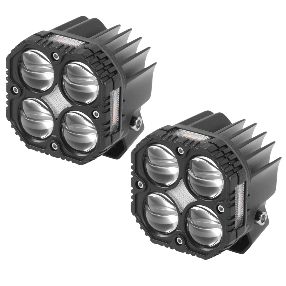 120W Auxiliary Lamps for Motorcycle ATV UTV Off-Road 3200K/6000K IP67