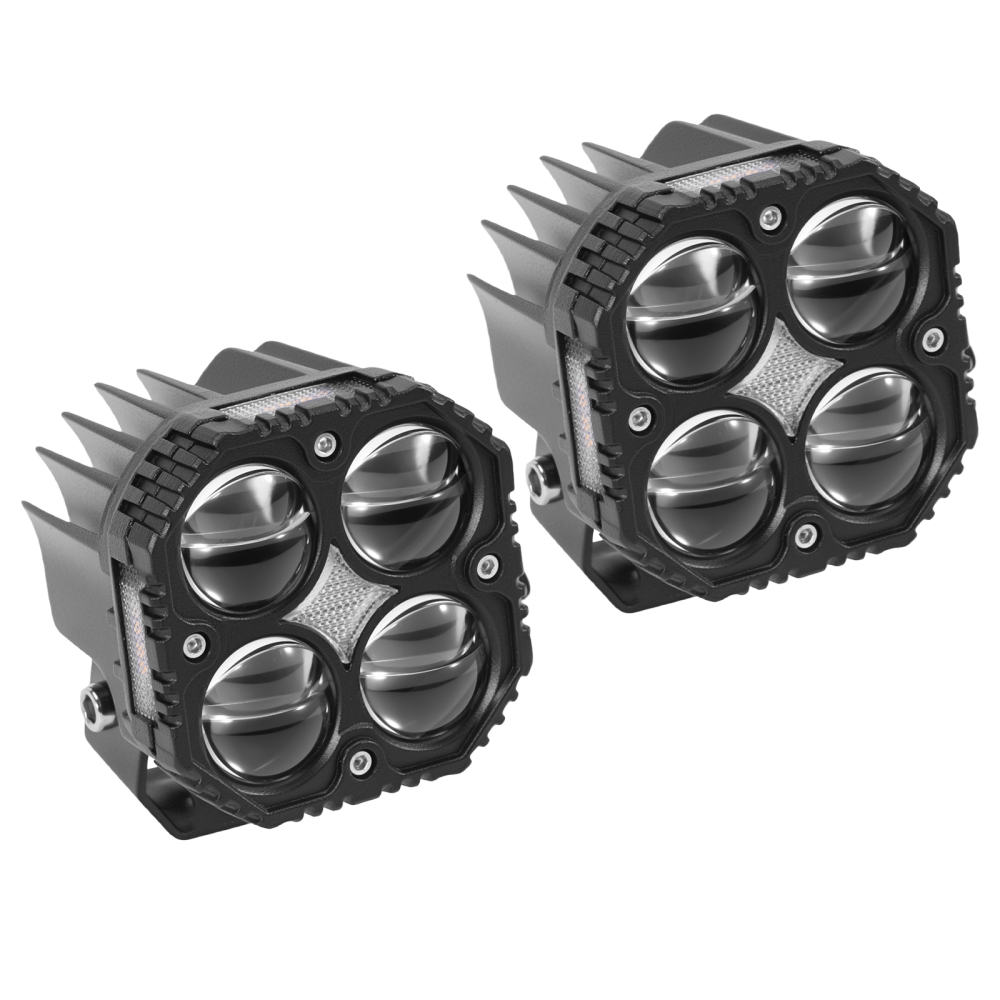 120W Auxiliary Lamps for Motorcycle ATV UTV Off-Road 3200K/6000K IP67