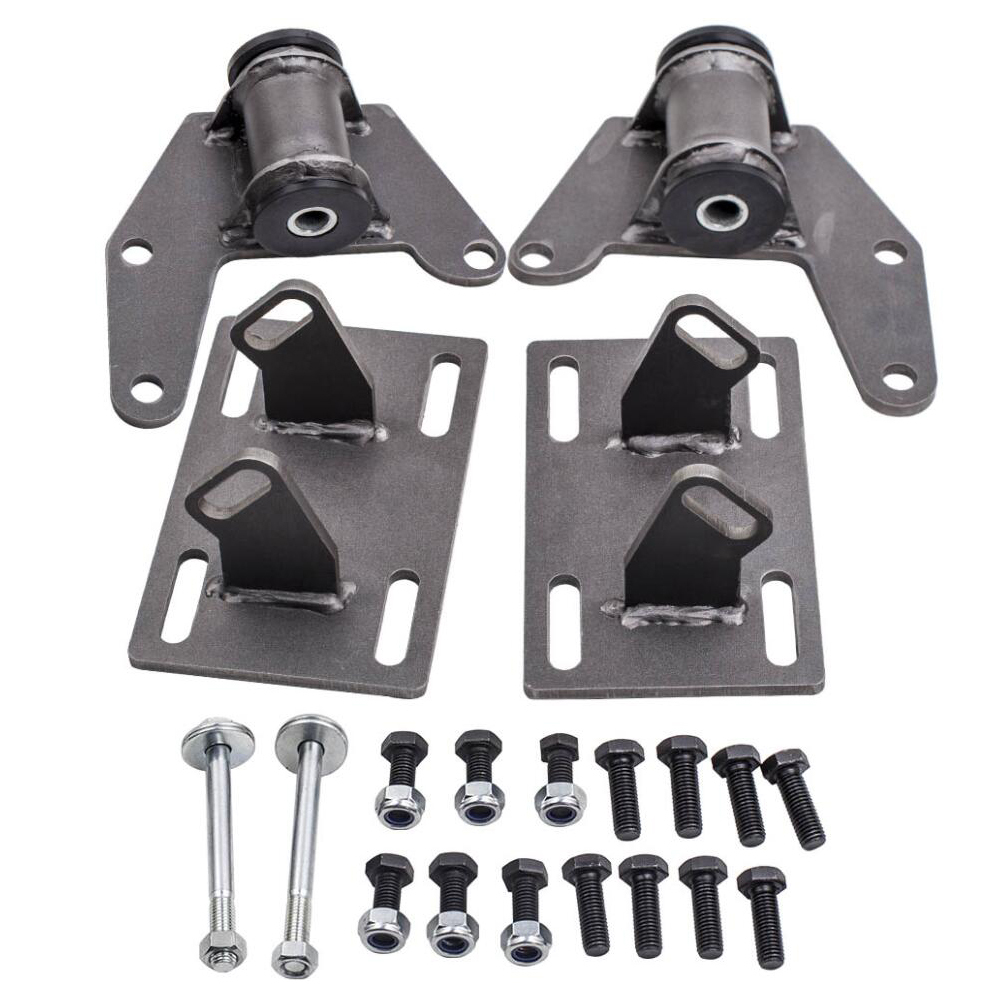 New Engine Mount Adapter Kit for 78-88 G-Body LS Swap compatible for Monte Carlo Regal Cutlass