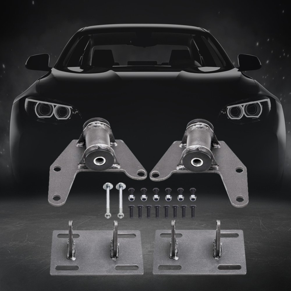 New Engine Mount Adapter Kit for 78-88 G-Body LS Swap compatible for Monte Carlo Regal Cutlass