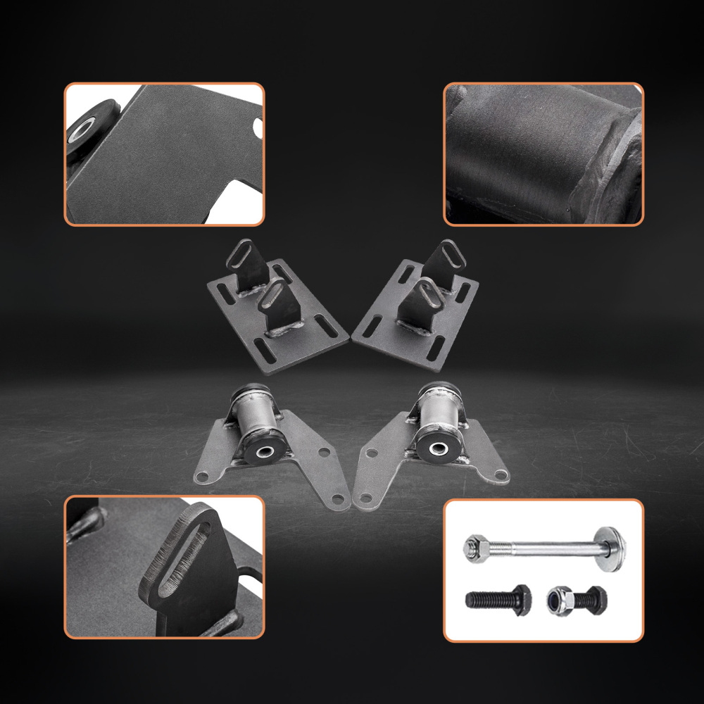New Engine Mount Adapter Kit for 78-88 G-Body LS Swap compatible for Monte Carlo Regal Cutlass