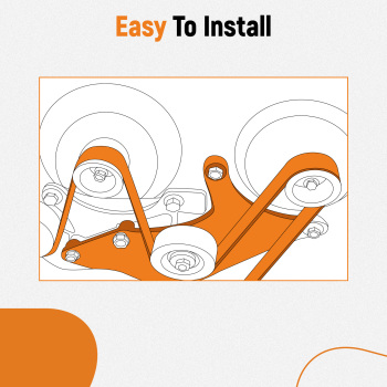 Truck Dual Alternator Bracket compatible for Chevy Tahoe Suburban Silverado GM 1999-2013