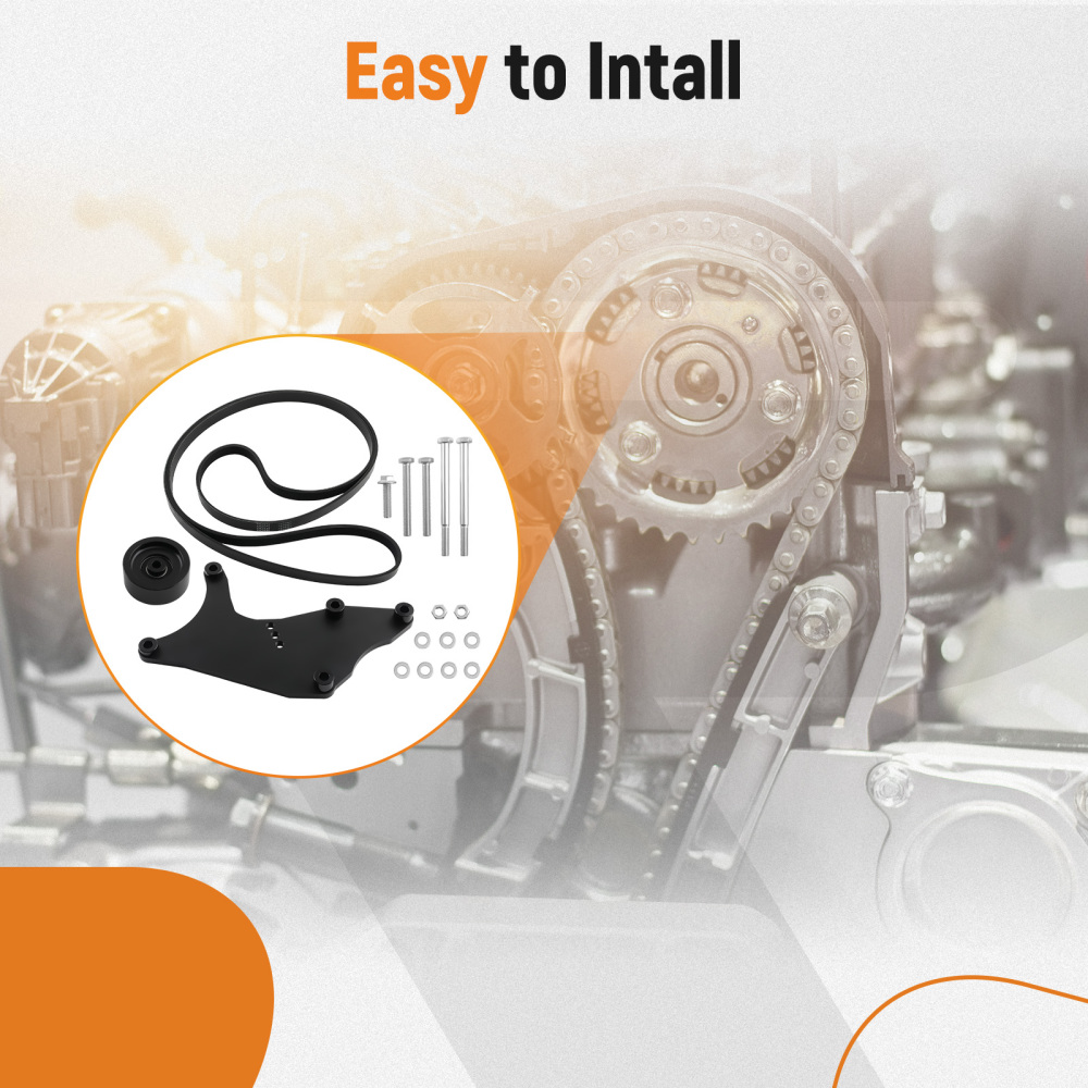 Truck Dual Alternator Bracket compatible for Chevy Tahoe Suburban Silverado GM 1999-2013