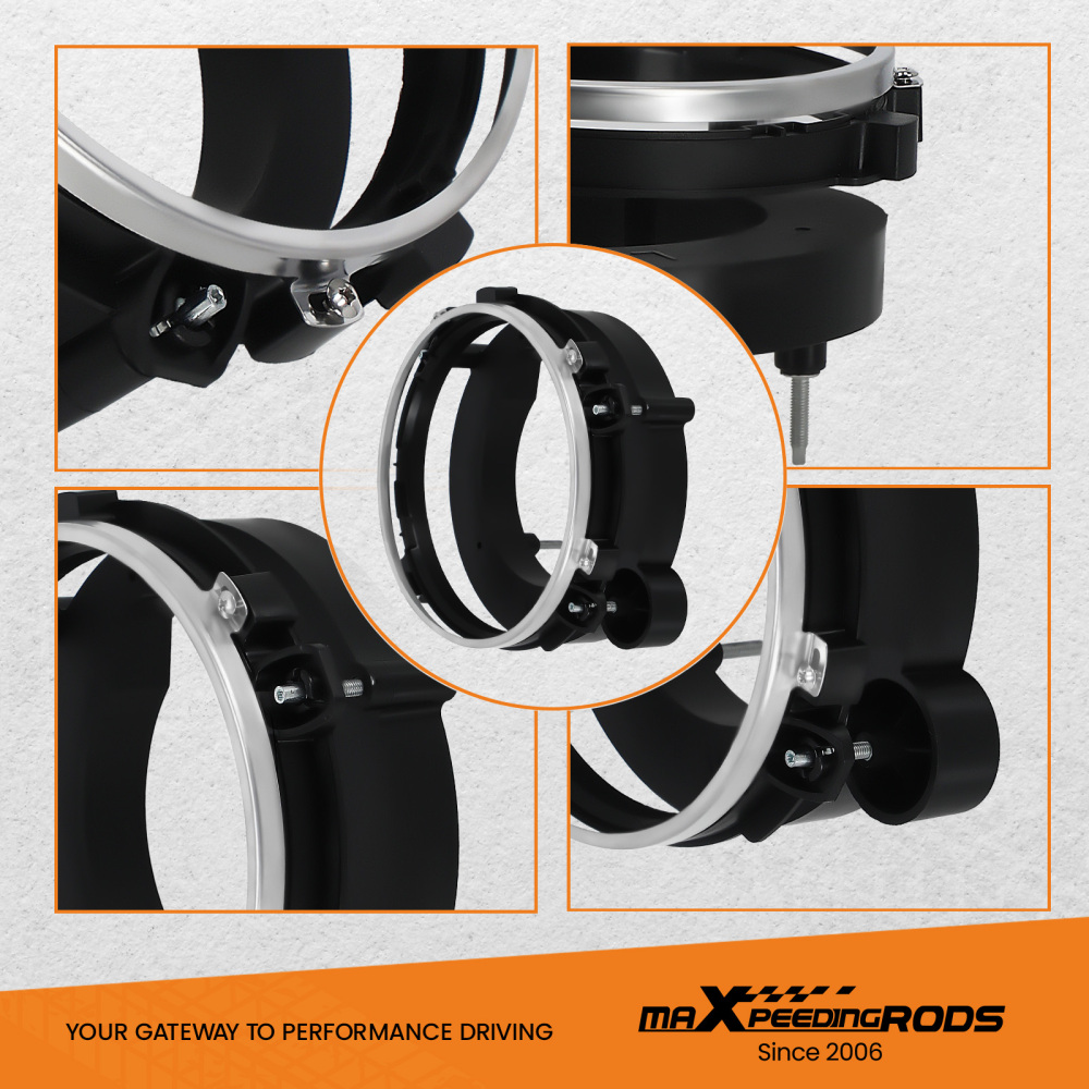 Headlight Bulb Brackets Buckets compatible for Jeep Wrangler 110384 110383 1997 1998-2006