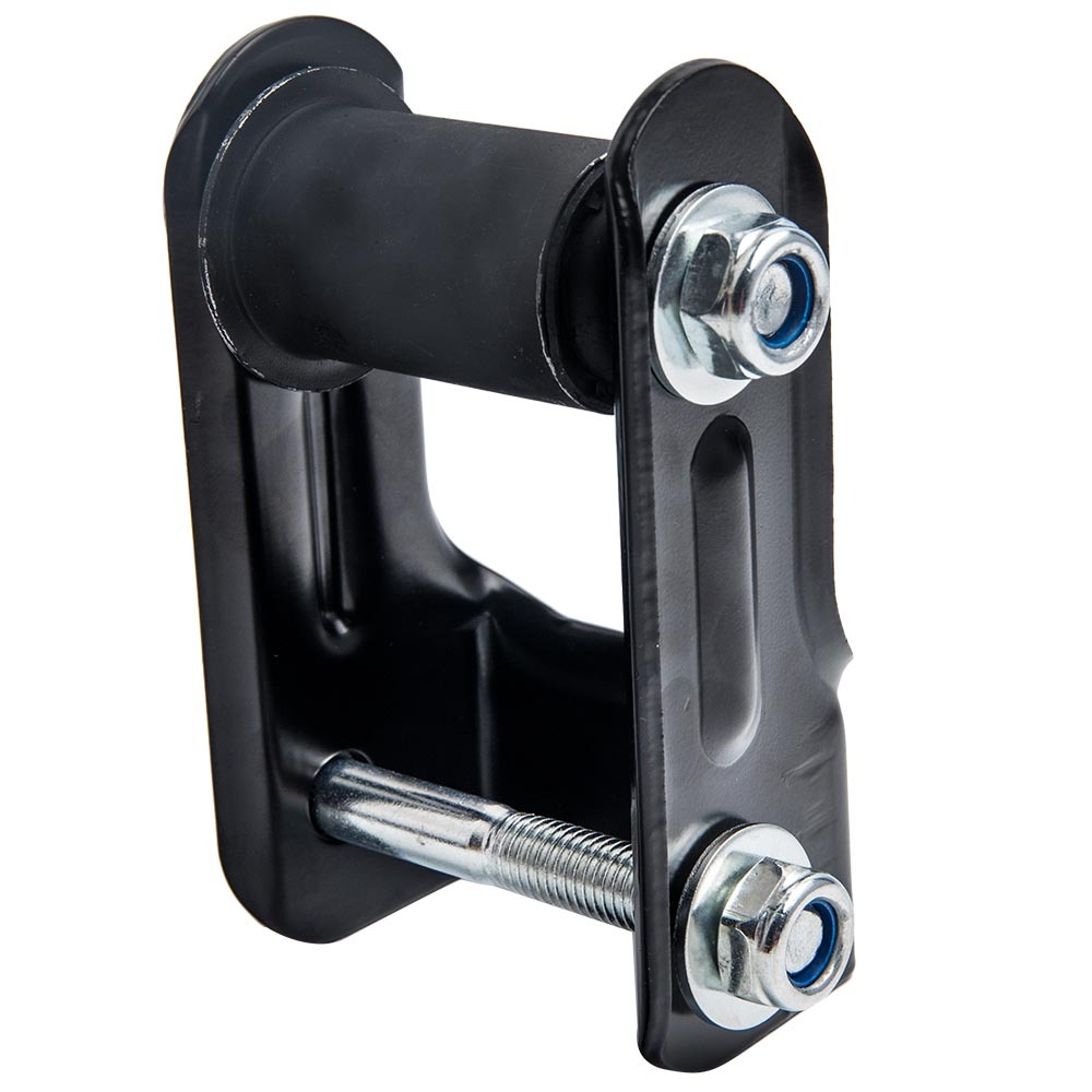 Pair Rear Leaf Spring Shackle compatible for Chevy Blazer S10 compatible for GMC Jimmy Sonoma 14045081