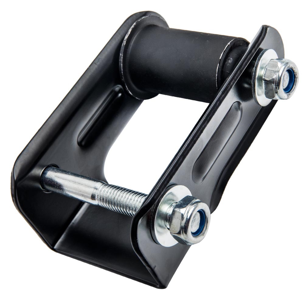 Pair Rear Leaf Spring Shackle compatible for Chevy Blazer S10 compatible for GMC Jimmy Sonoma 14045081