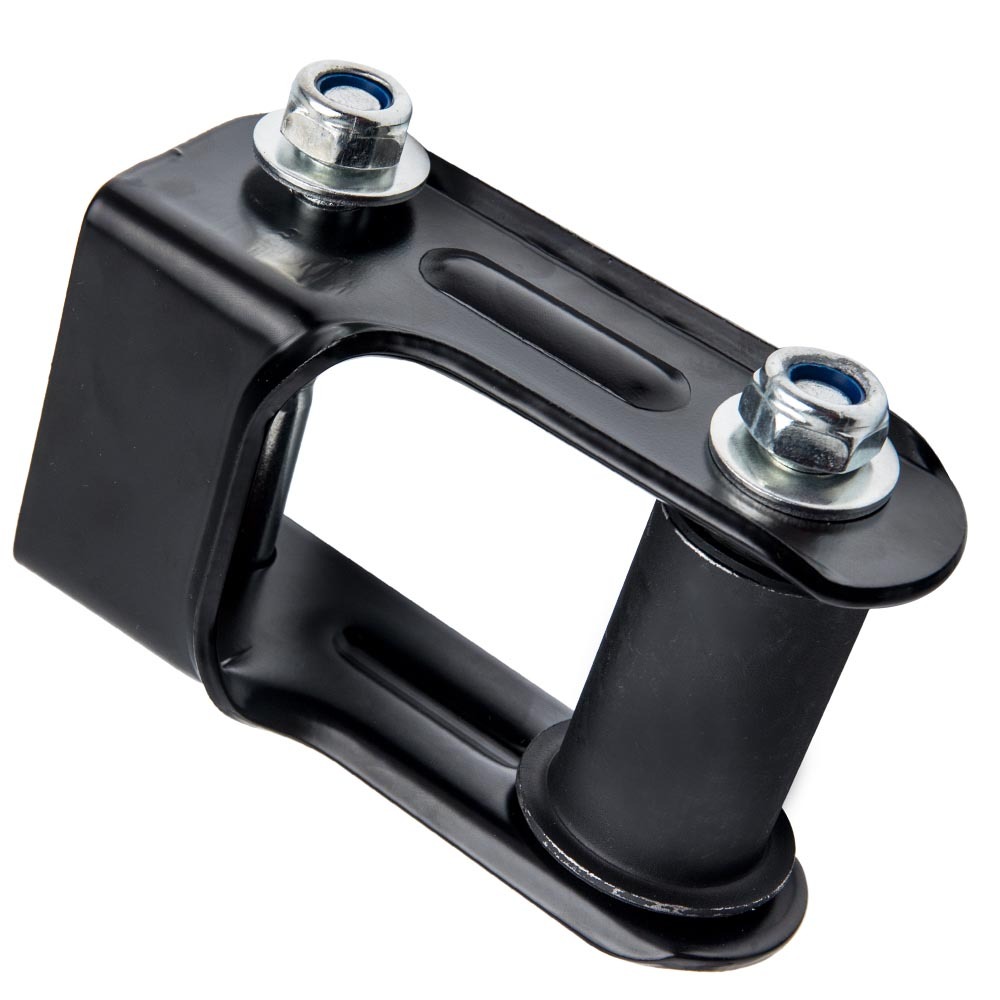 Pair Rear Leaf Spring Shackle compatible for Chevy Blazer S10 compatible for GMC Jimmy Sonoma 14045081