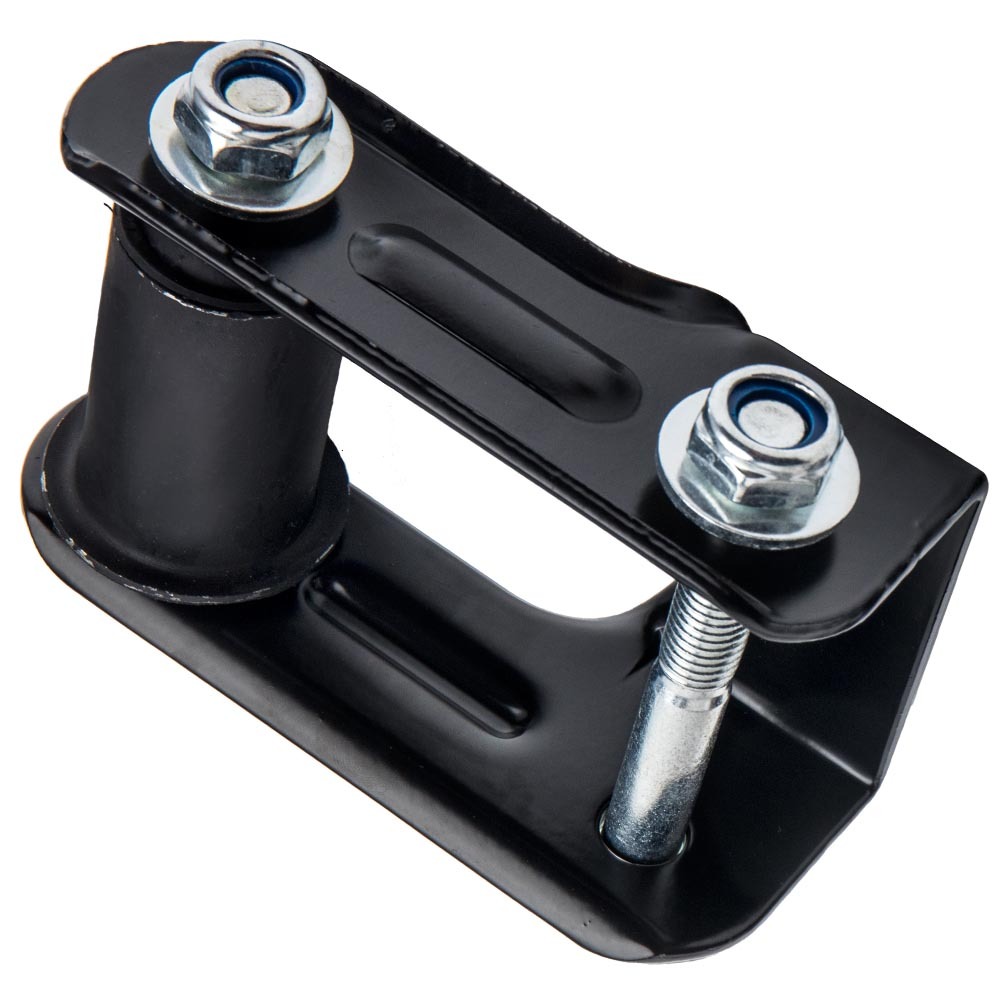 Pair Rear Leaf Spring Shackle compatible for Chevy Blazer S10 compatible for GMC Jimmy Sonoma 14045081