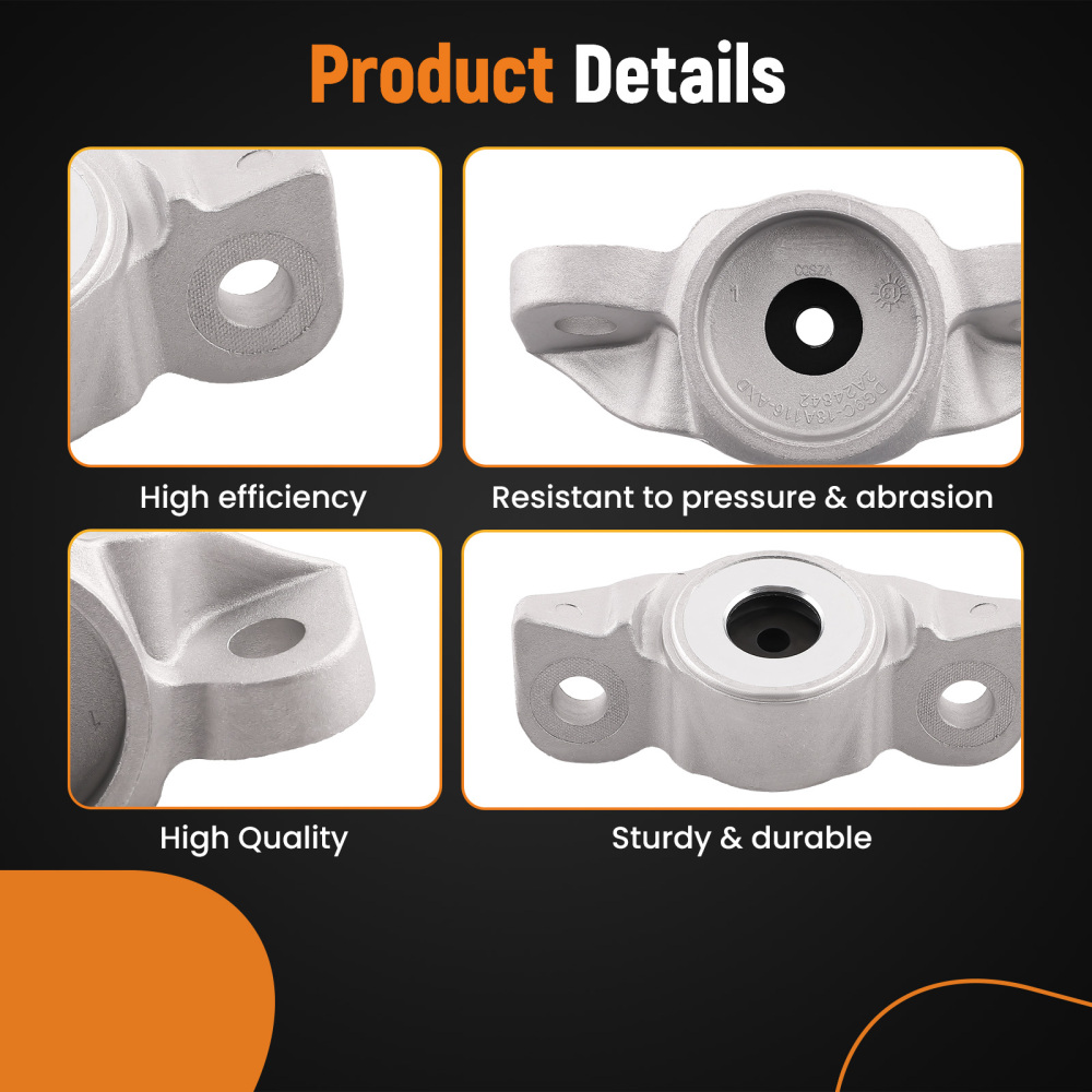 2x Rear Upper Shock Mount Bracket Kit compatible for Ford Fusion 2013 2014-2019 DG9Z18A161C