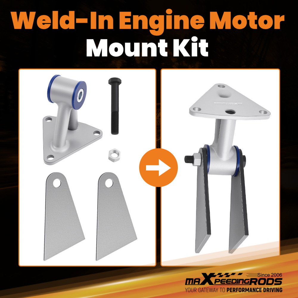 Engine Motor Mount Kit compatible for Chevy Engines Big Small Block BBC SBC 350 396 454