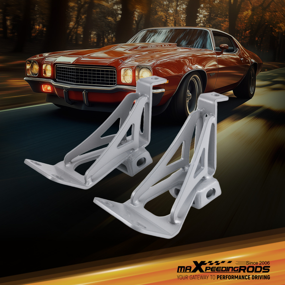 Engine mount Bracket compatible for Chevy C10 compatible for GMC Truck Small Block V8 1963-1972