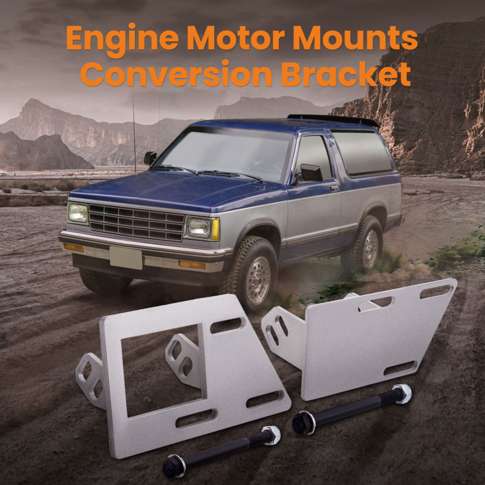 Engine Swap Mounts Brackets Kit compatible pour Chevrolet Blazer / S10 2WD 1983-2005