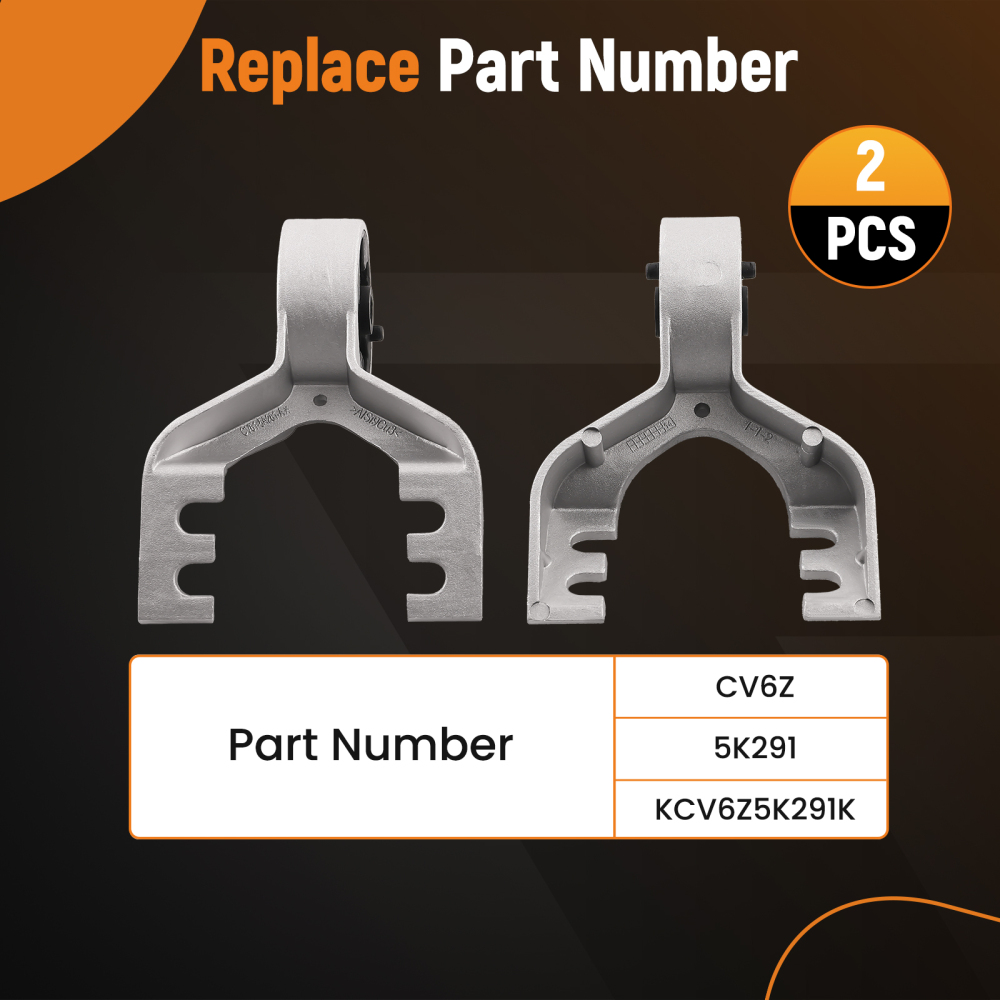 Muffler Exhaust Pipe Hanger Bracket 2x Kit compatible for Ford Escape 2013-2019 CV6Z5K291K