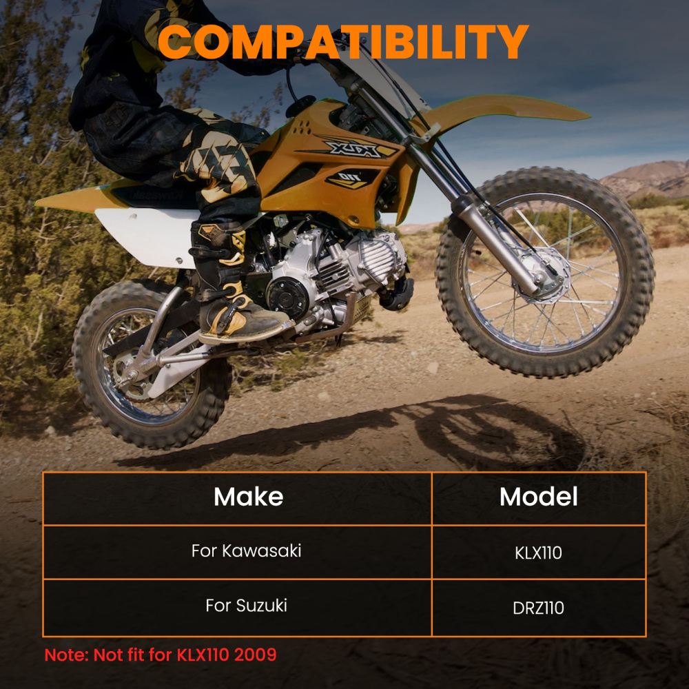 Staffa di montaggio nuovissima compatibile per Kawasaki KLX110 compatibile per Suzuki DRZ110 DRZ110 DRZ KLX 110
