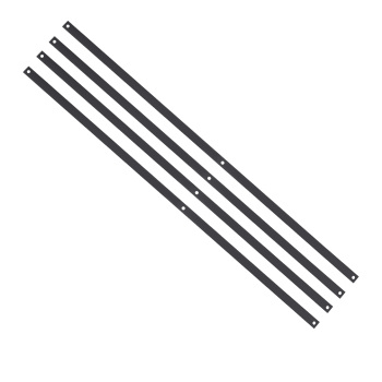 4pcs Black Steel Cargo Shipping Container Shelving Shelf Bracket Powder Coated