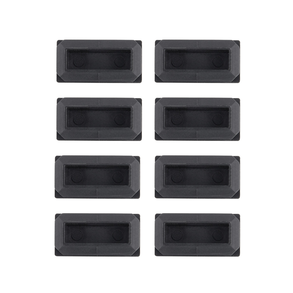 4pcs Black Steel Cargo Shipping Container Shelving Shelf Bracket Powder Coated