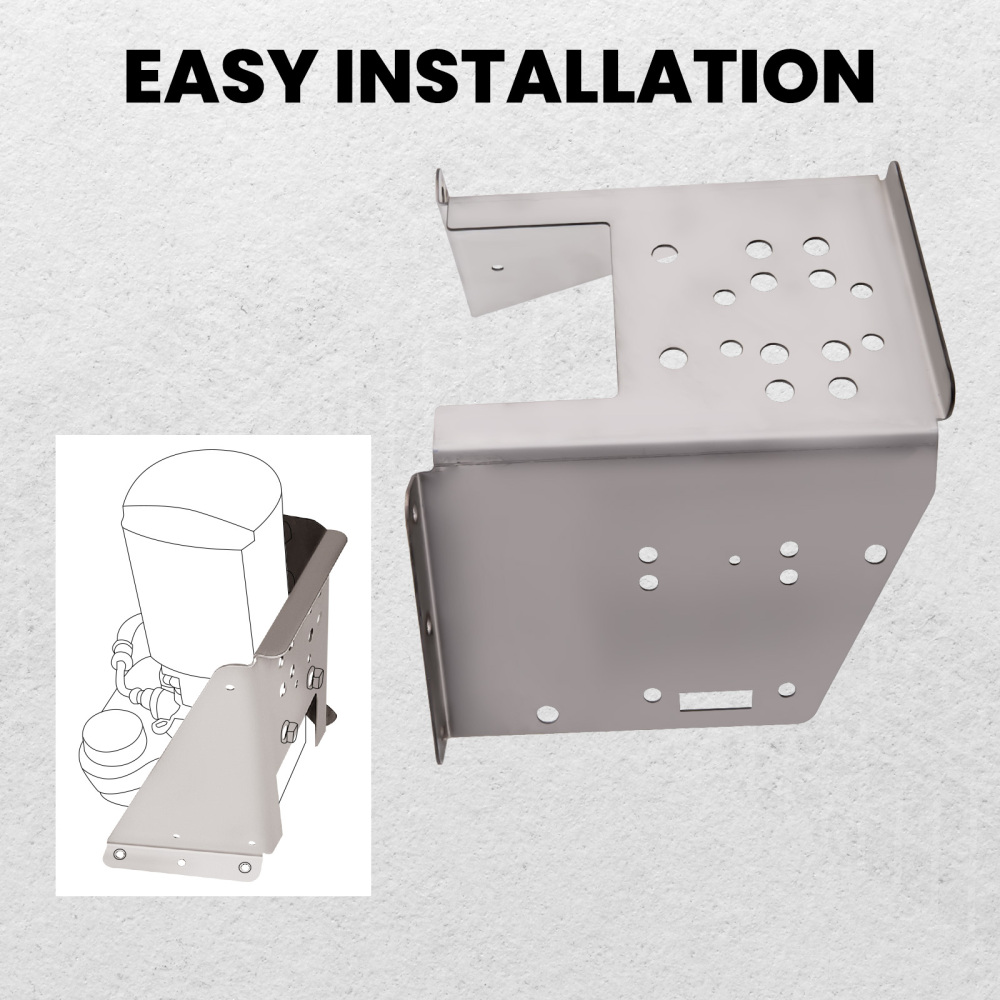 Compatible for MerCruiser Trim Pump Mounting Bracket Wiring Solenoid 862548A1 ADI