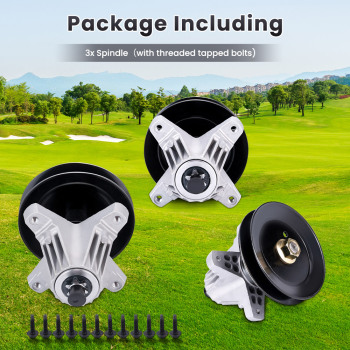 3x Mower Spindle Assembly For MTD compatible for Cub Cadet Model L54KW S54KH S54KW XT1-For GT54 New