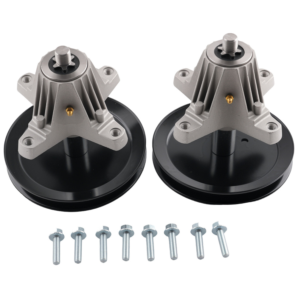 2PCS Mandrel for MTD Troy-Bilt 46 Deck 918-06989 618-06989 285-209