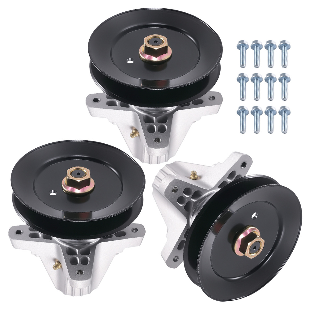 3PC Deck Spindle for Troy-Bilt 13AC77BYA66 13AQA2BWA66 618-09236 618P09236