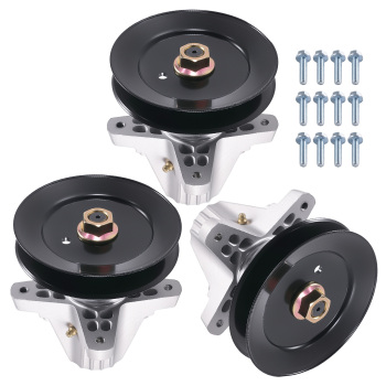 3PC Deck Spindle for Troy-Bilt 13AC77BYA66 13AQA2BWA66 618-09236 618P09236