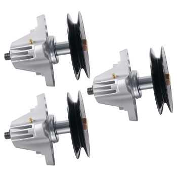 3PC Deck Spindle for Troy-Bilt 13AC77BYA66 13AQA2BWA66 618-09236 618P09236