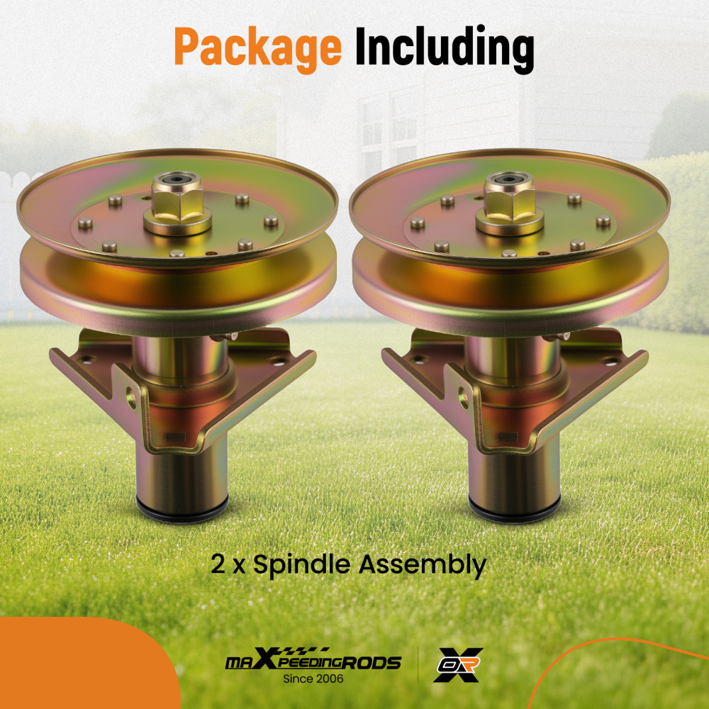 2pc Deck Spindle compatible for John Deere LT Series Scotts S2046 S2546 AM128048