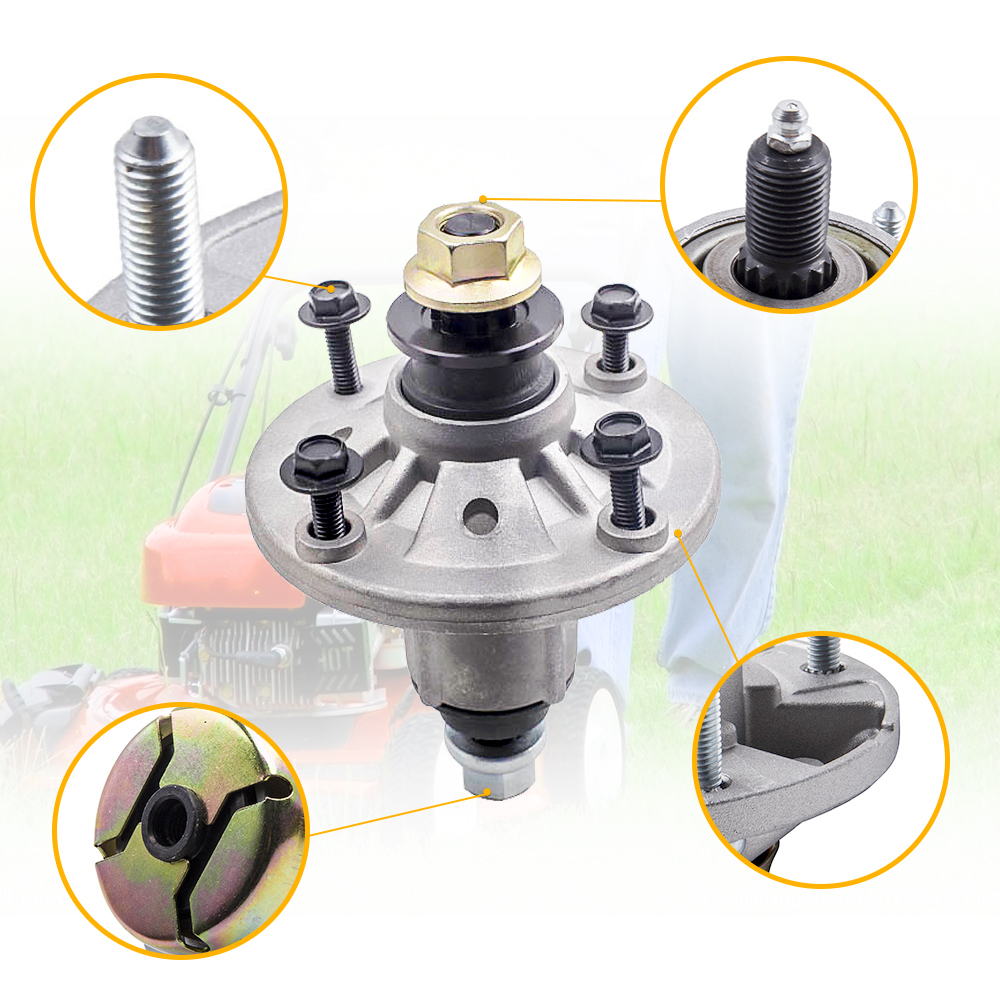 2pcs Aftermarket Mower Spindle compatible for John Deere LA130, LA140, X140 GY21098 GY20867