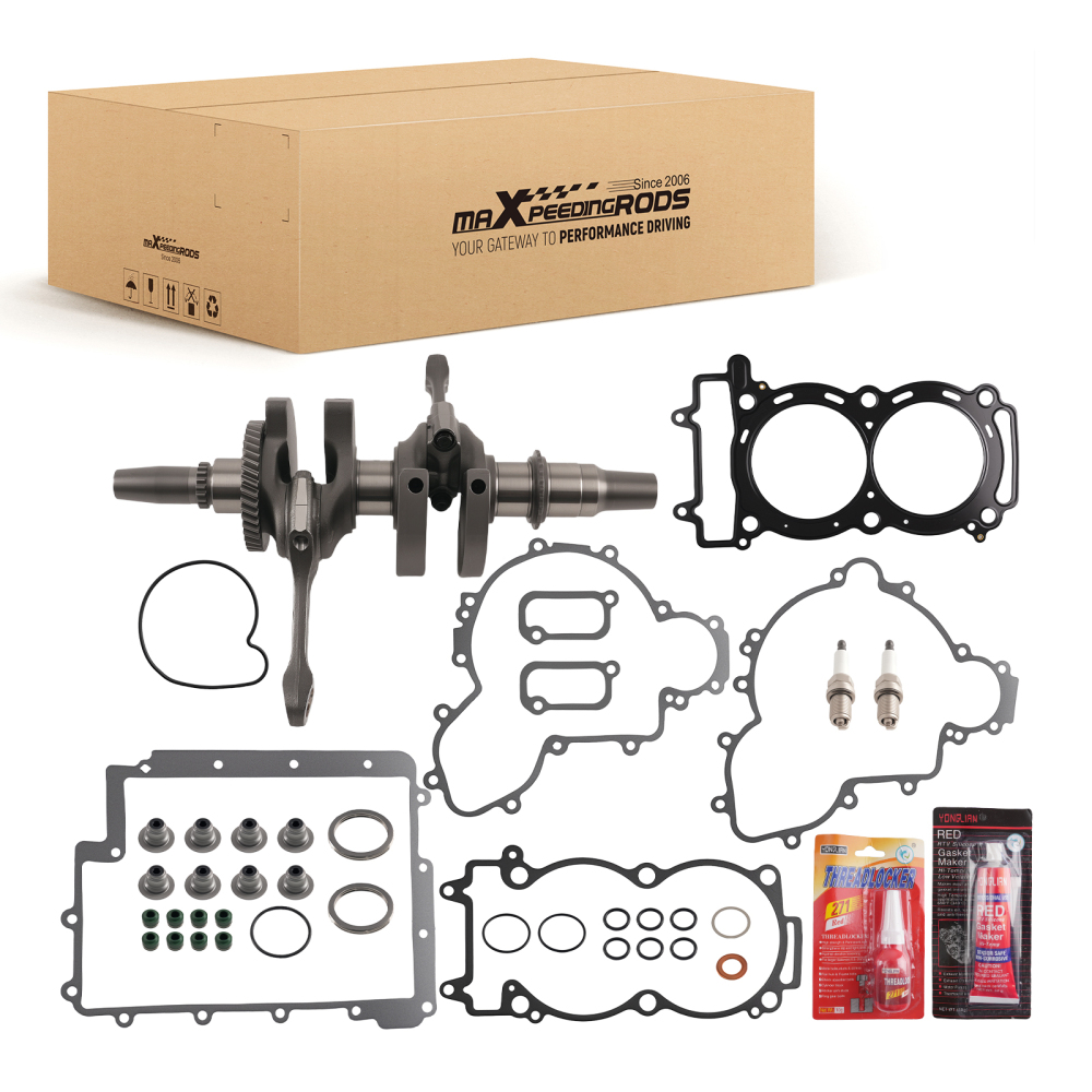 Crankshaft W/ Connecting RodGasket Set compatible for Polaris 900 RZR XP 1204599 13-2014
