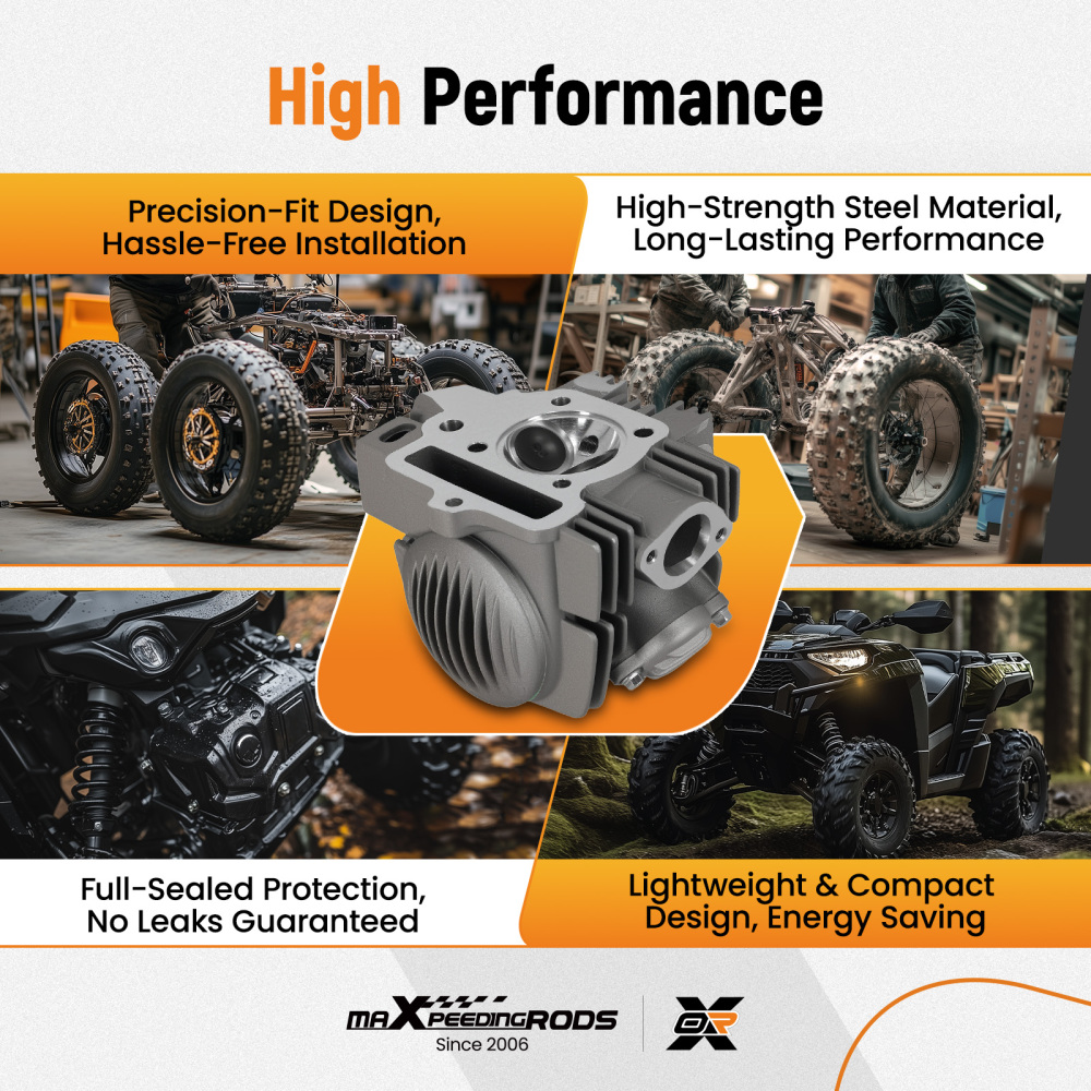 Cylinder fit for YX YX140 Zongshen ZS140 with 140cc P56FMJ 56mm Engine