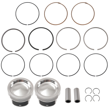 Top End Rebuild Set 80mm Piston W Rings for Polairs RZR 4 S 800 2008 2009 - 2014