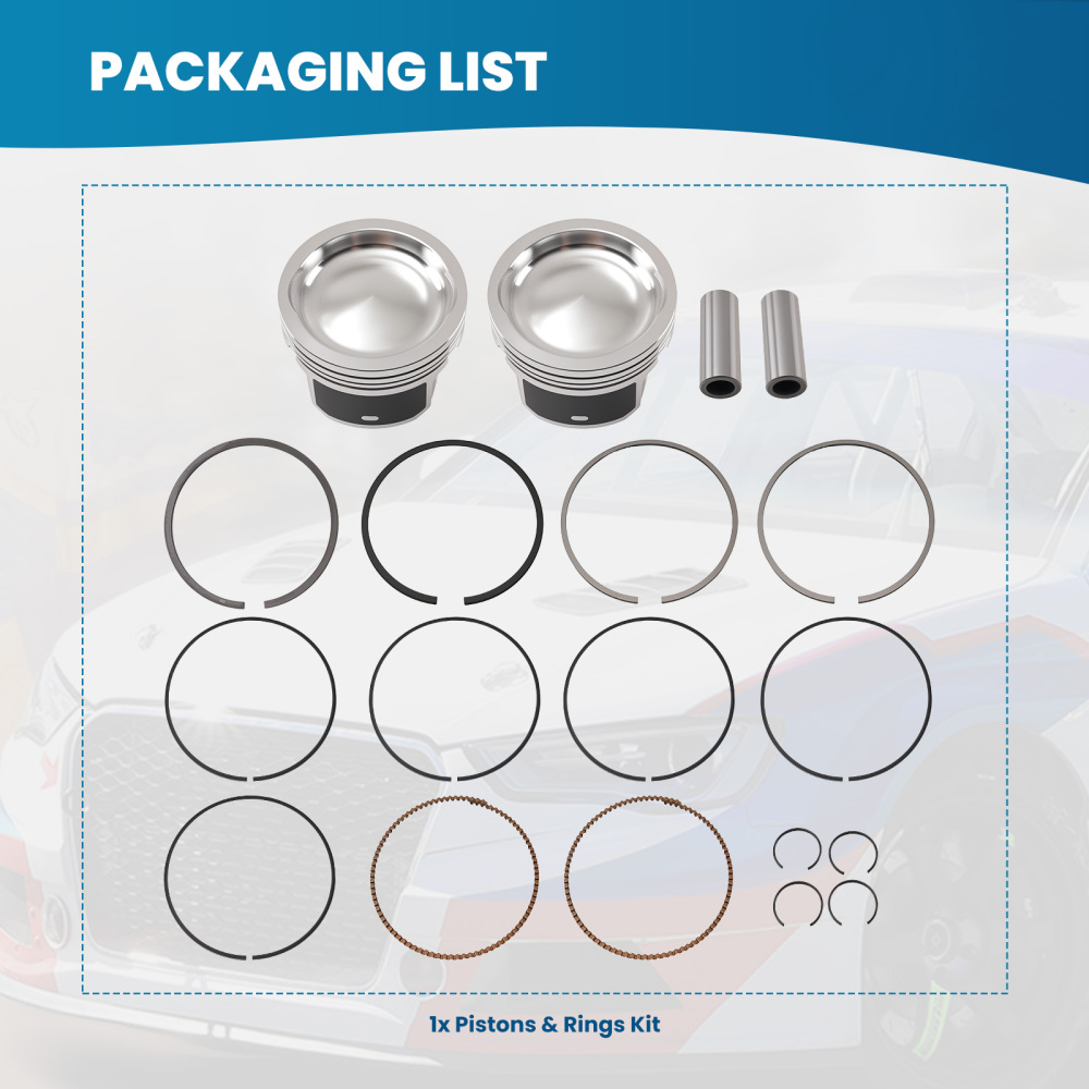 Top End Rebuild Set 80mm Piston W Rings for Polairs RZR 4 S 800 2008 2009 - 2014