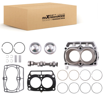 Cylinder Piston Kit Gasket w/ Camshaft compatible for Polaris Ranger 800 EFI 2013-2017