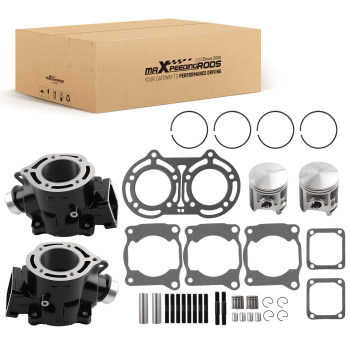 Cylinder Piston Gasket Kit compatible for YAMAHA BANSHEE 350 87-06 64mm Complete Rebuild