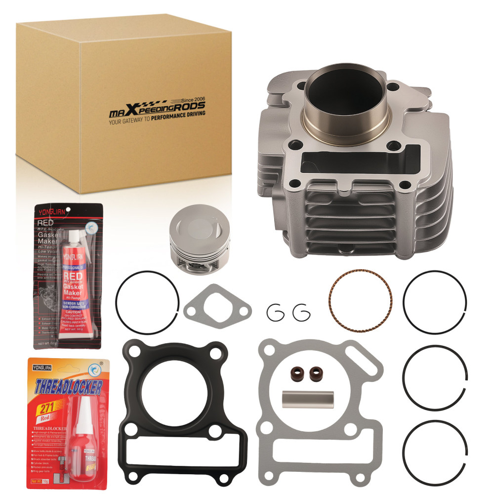 Complete Cylinder Barrel Piston Gasket Kit compatible for Yamaha TTR110 TTR110E 2008-2025