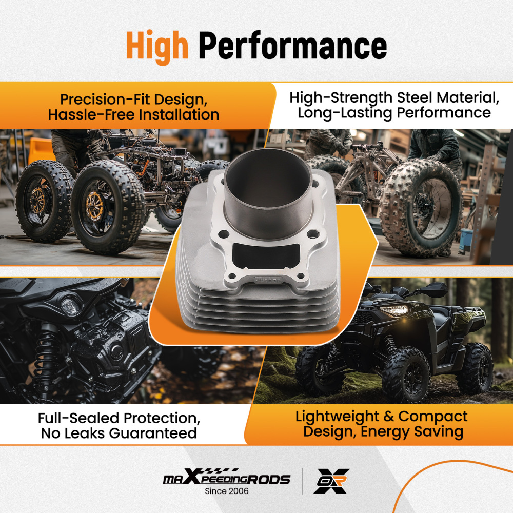 Complete Engine Cylinder Rebuild Kit compatible for Honda FourTrax Rancher 350 2000-2006