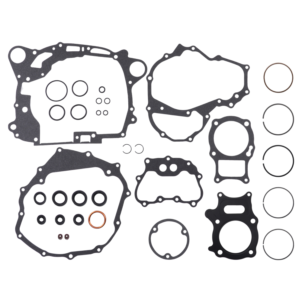 Cylinder Piston Gasket Top End Rebuild Kit compatible for Honda Recon 250 TRX250 1997-2024