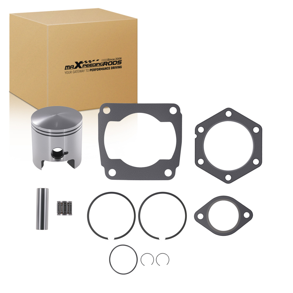 72mm Piston Gasket Bearing Kit compatible for Polaris Trail Blazer 250 1990-2006 New