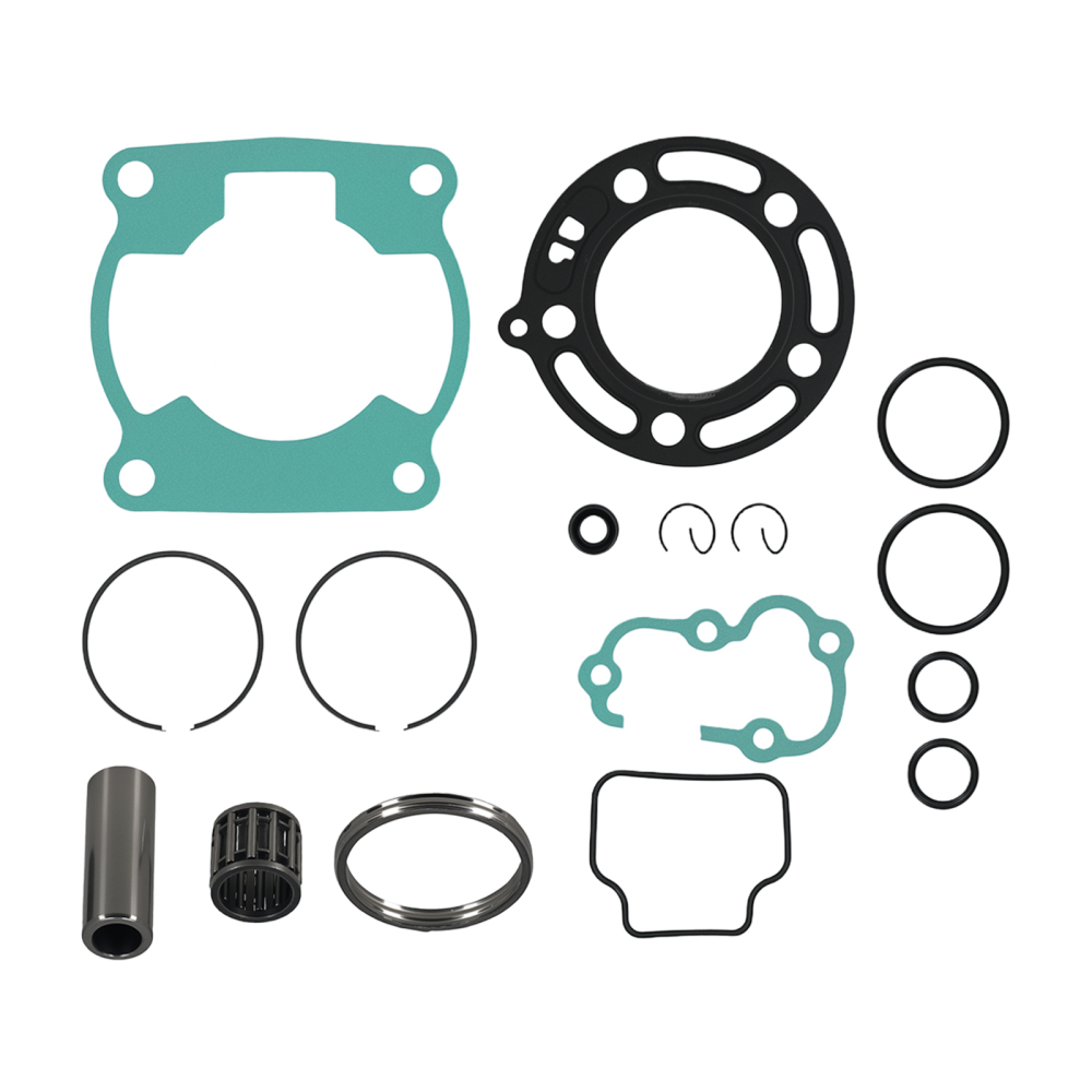 Top End PistonRing W/ Gasket Bearing Kit 48.5mm compatible for Kawasaki KX85 01-2013
