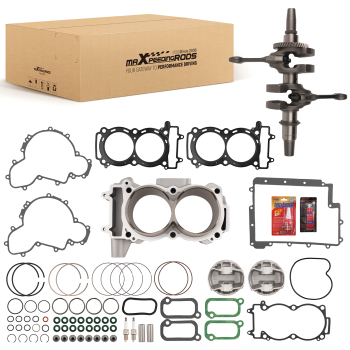 Full Engine Rebuild Kit w/ Crankshaft compatible for Polaris RZR 900 2014 XP 900 EPS 2013