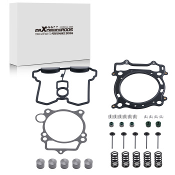 Cylinder Head Exhaust Intake ValveSpring Gaskets Kit compatible for Yamaha YFZ450 YZ450F