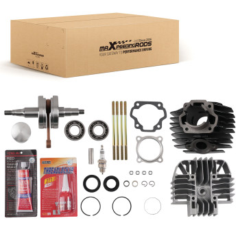 Cylinder Piston Head Gasket Top End Rebuild Kit For 83-06 compatible for Yamaha PW80 PW 80