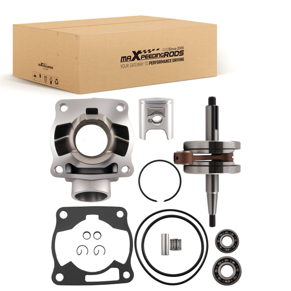 Complete Engine Rebuild Kit Cylinder Piston Crankshaft compatible for Yamaha YZ80 1993-2001
