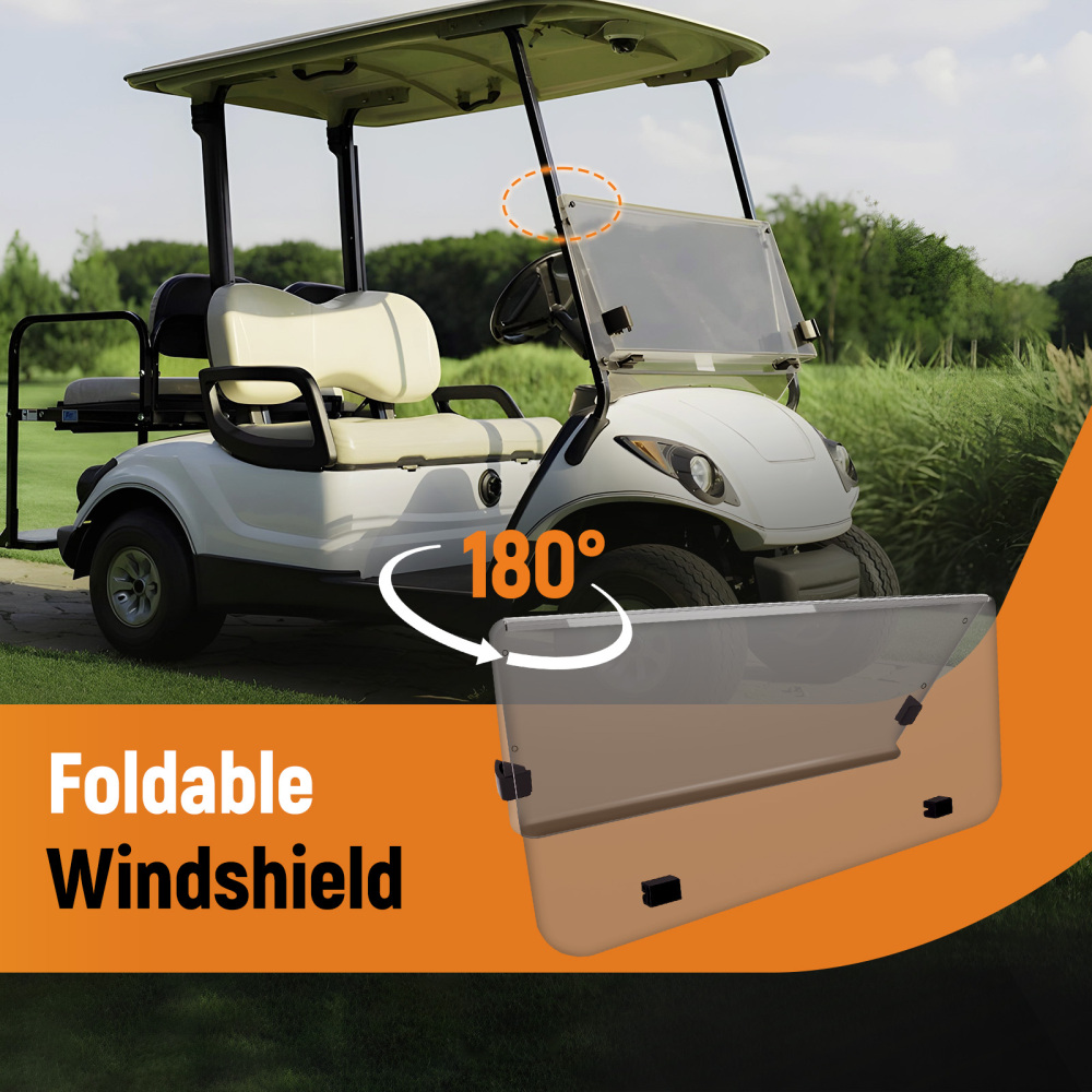4MM Thick compatible for Golf Cart Windshield for Club Car compatible for DS 2000.5-UP Gas Electric UV