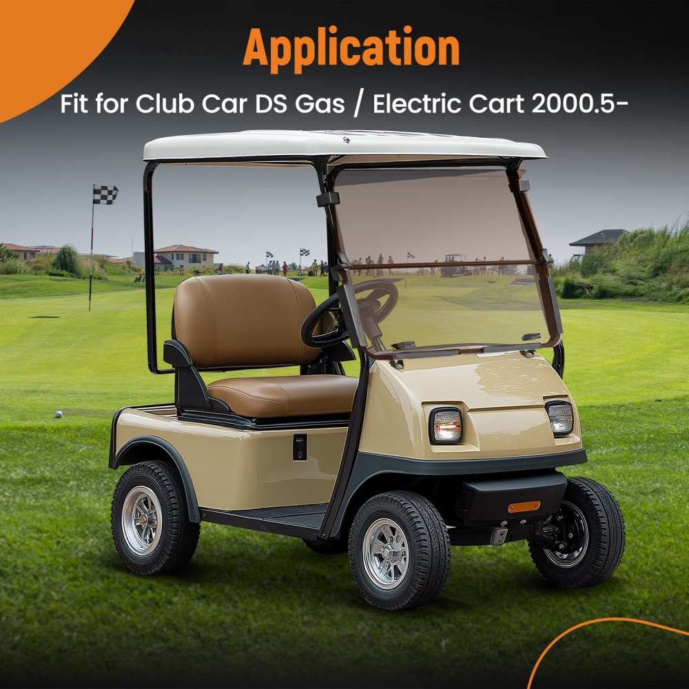4MM Thick compatible for Golf Cart Windshield for Club Car compatible for DS 2000.5-UP Gas Electric UV