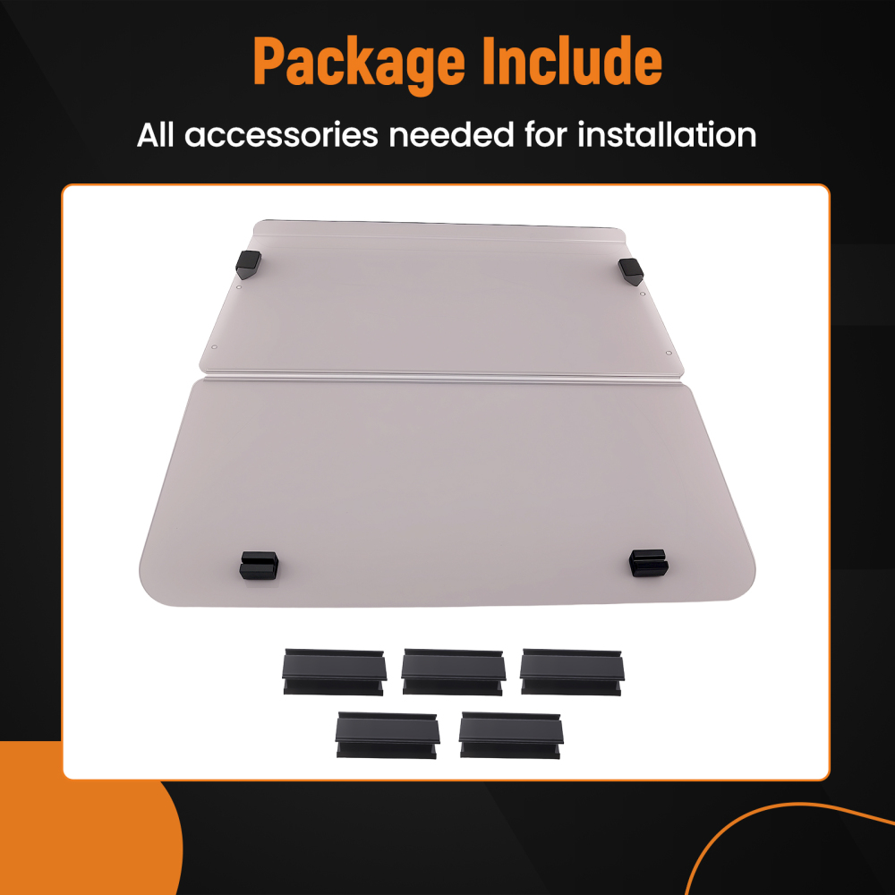 4MM Thick compatible for Golf Cart Windshield for Club Car compatible for DS 2000.5-UP Gas Electric UV