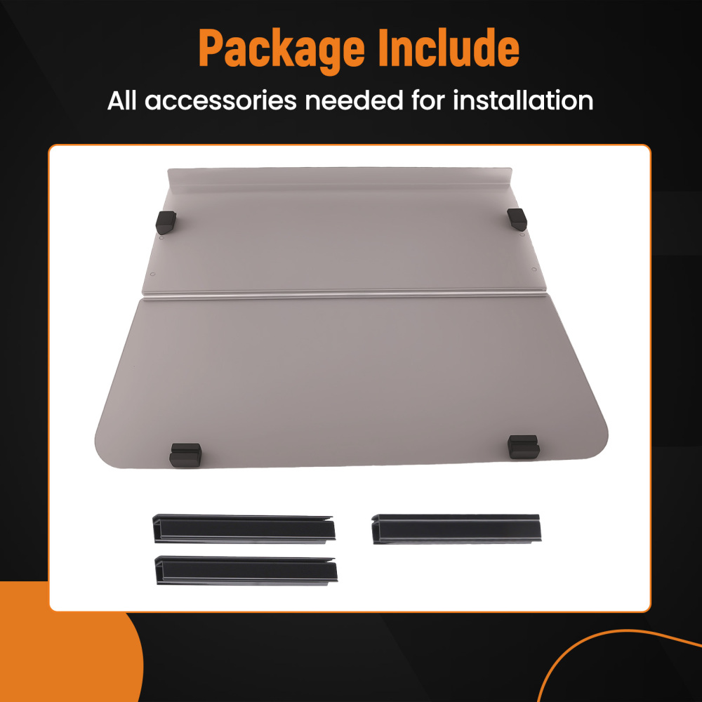 Front Tinted Windshield Windscreen compatible for Yamaha G14 G16 G19 compatible for Golf Cart 95-03 PC 4MM