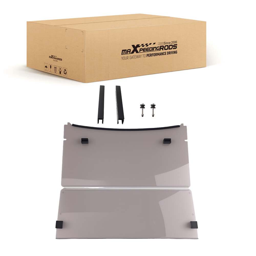 Compatible for Golf Cart Fold Windshield Windscreen Tinted compatible for Yamaha Drive 2 2017+ w/ Gasket